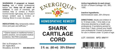Shark  Cartilage  Cord (Enrg0665 Shark Cartilage Cord 3 17 23)